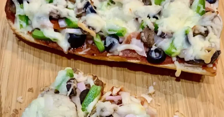 Foto da receita de Pizza de Pão Francês