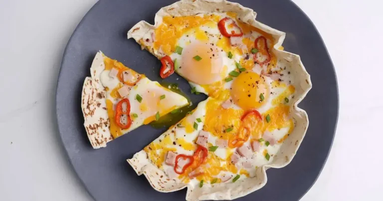 Foto da receita de Pizza de Tortilha para Café da Manhã