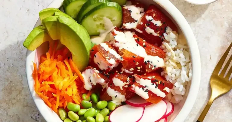 Foto da receita de Poke Bowl de Melancia