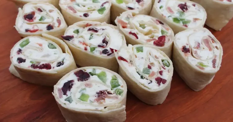 Foto da receita de Rolos de Tortilha com Cranberry e Feta