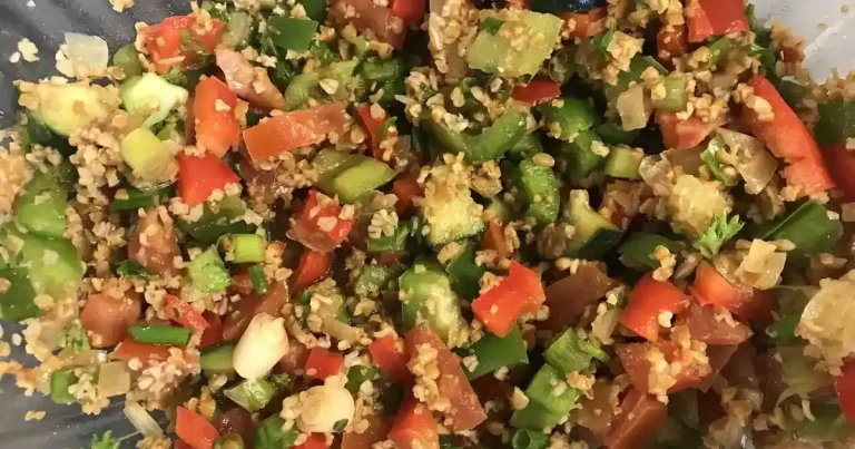 Foto da receita de Salada de Bulgur Vegetal