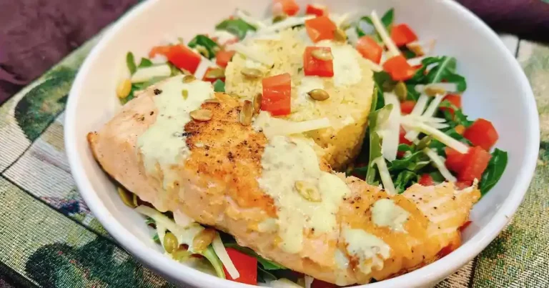 Foto da receita de Salada de Couscous com Salmão