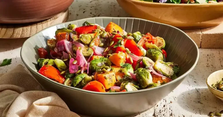 Foto da receita de Salada de Legumes Assados de Outono
