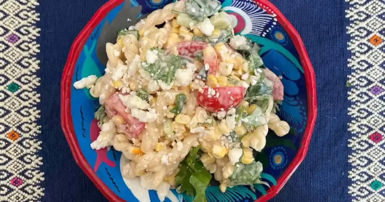 Foto da receita de Salada de Macarrão com Milho de Rua Mexicano