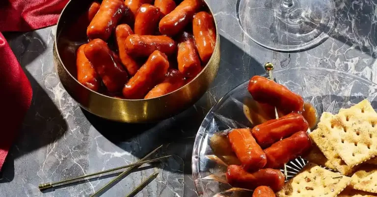 Foto da receita de Salsichas de Coquetel com Cranberry e Molho Barbecue