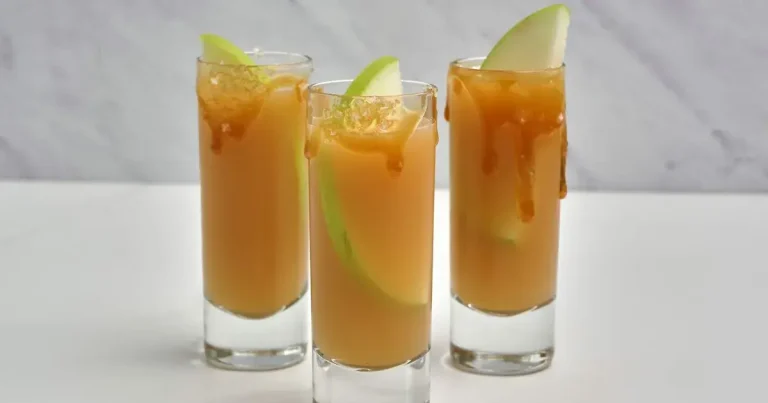 Foto da receita de Shots de Maçã com Caramelo Salgado