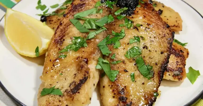 Foto da receita de Solha à Meunière