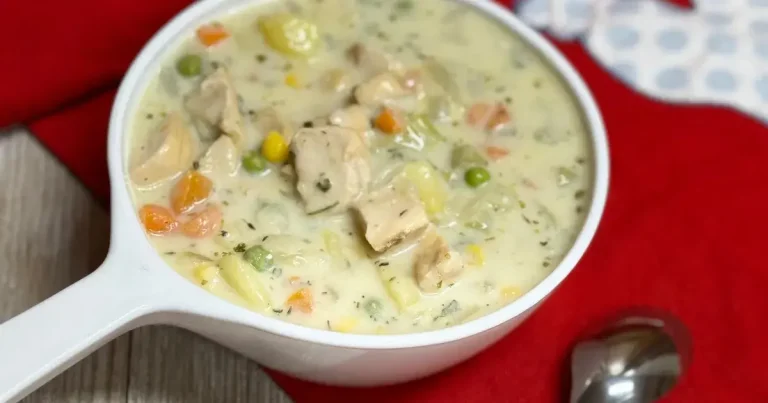 Foto da receita de Sopa Cremosa de Frango com Legumes