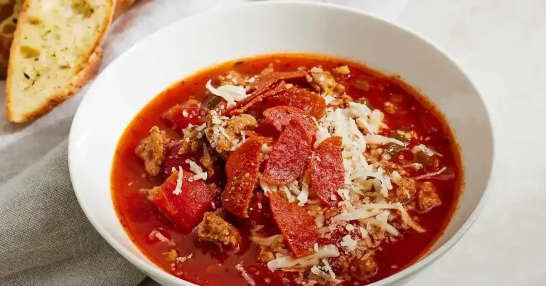 Foto da receita de Sopa de Pizza