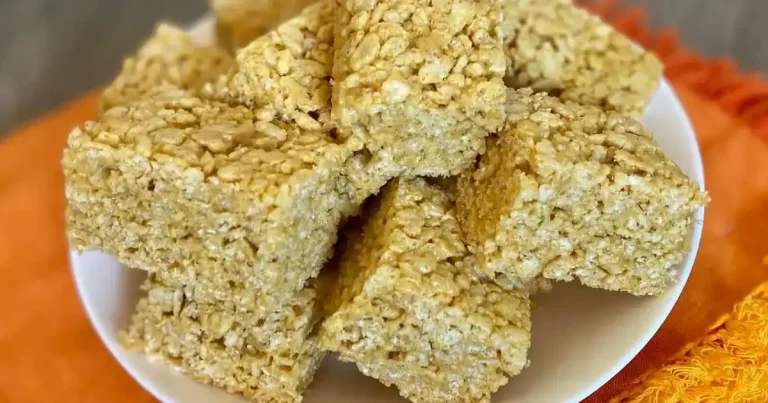 Foto da receita de Treats de Arroz Crocante com Especiarias de Abóbora