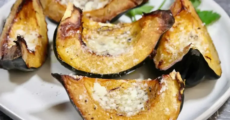Foto da receita de Abóbora de Penca Assada com Queijo Parmesão