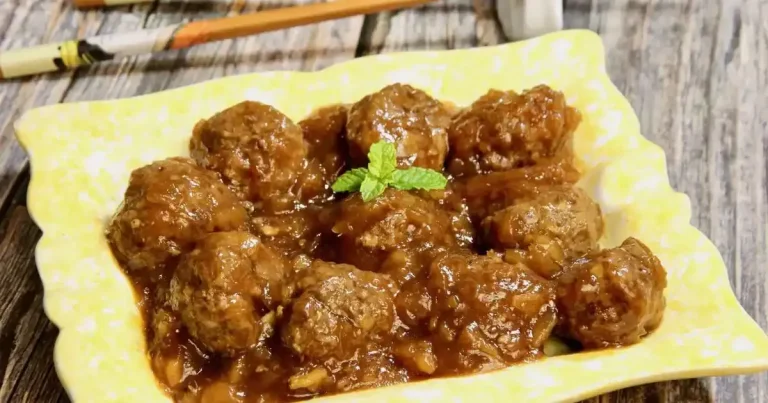 Foto da receita de Almôndegas Teriyaki