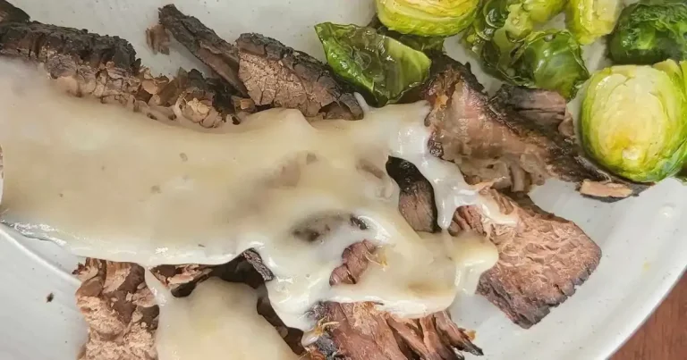 Foto da receita de Assado de Picanha com Molho de Cogumelos