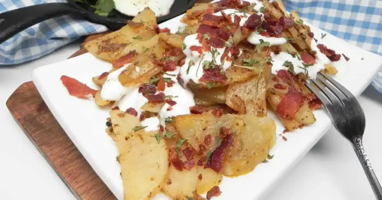 Foto da receita de Batatas Fritas com Bacon para o Café da Manhã