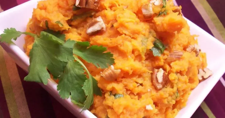 Foto da receita de Batatas-doces Amassadas com Jalapeño e Coentro