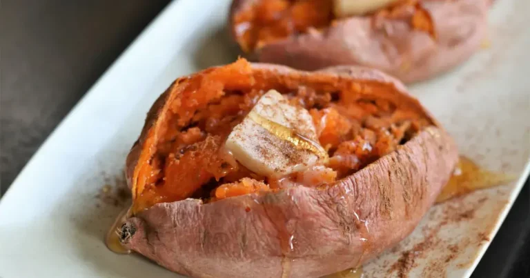 Foto da receita de Batatas-doces Assadas no Micro-ondas