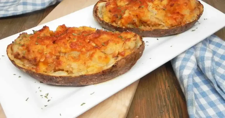 Foto da receita de Batatas Recheadas com Dip de Cebola e Queijo