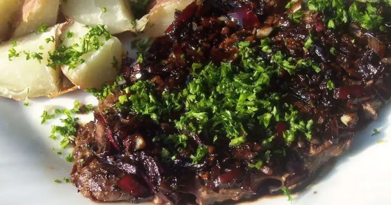 Foto da receita de Bife de Acém com Redução de Vinagre Balsâmico