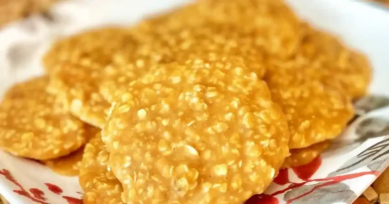 Foto da receita de Biscoitos Fáceis de Aveia com Manteiga de Amendoim
