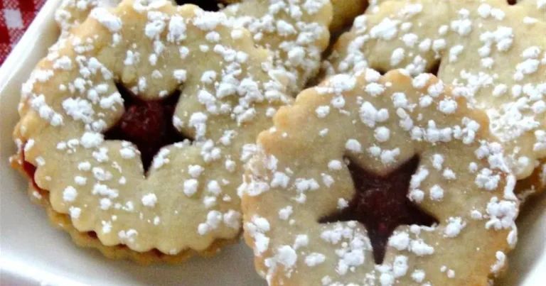 Foto da receita de Biscuits Linzer de Milho com Cranberries