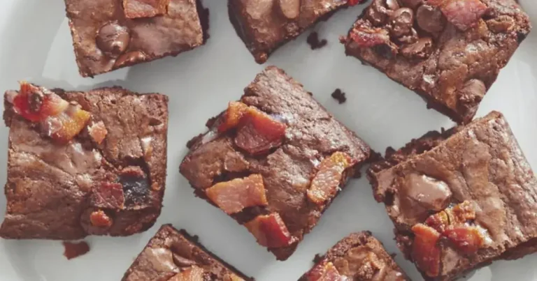Foto da receita de Brownies de Bacon