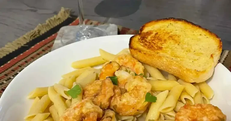 Foto da receita de Camarão Francese sobre Linguine