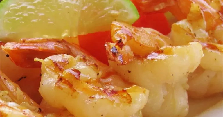 Foto da receita de Camarões Grelhados com Tequila e Limão