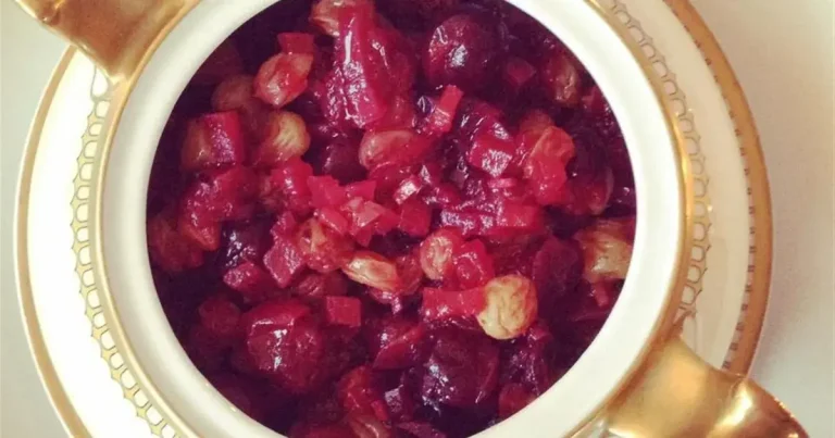 Foto da receita de Chutney de Cranberry com Maçã e Gengibre