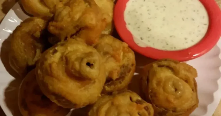 Foto da receita de Cogumelos Portobello Empanados na Cerveja