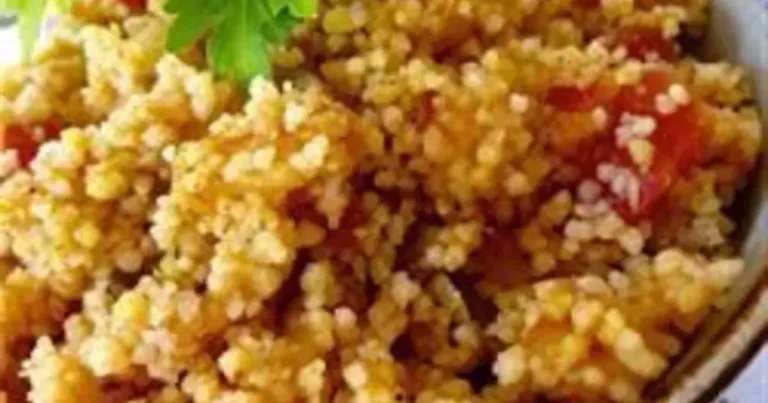 Foto da receita de Cuscuz com Salsa de Manga
