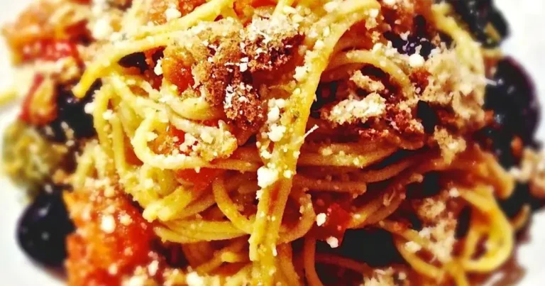 Foto da receita de Espaguete Saboroso com Sardinhas e Tomate