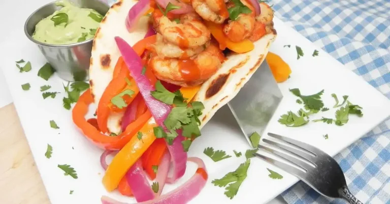 Foto da receita de Fajitas de Camarão