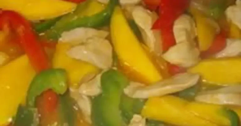 Foto da receita de Frango com Manga Salteado