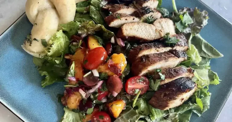 Foto da receita de Frango Grelhado com Salsa de Pêssego