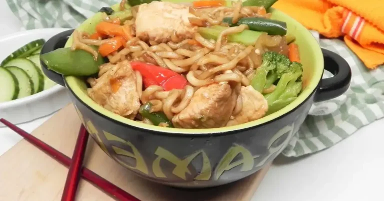 Foto da receita de Frango Salteado com Ramen
