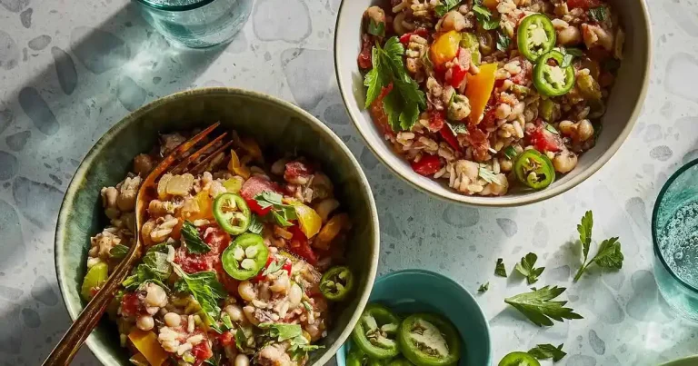 Foto da receita de Hoppin’ John Vegano