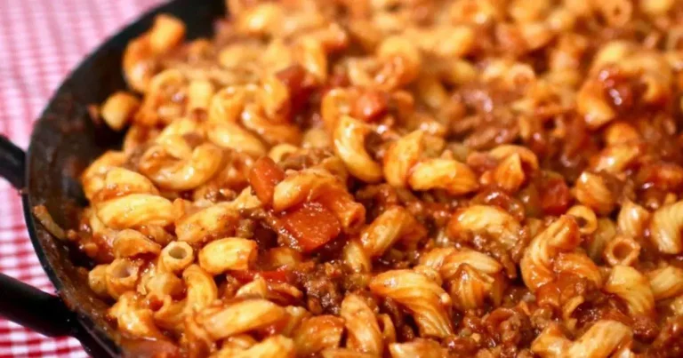 Foto da receita de Macarrão Sloppy Joe
