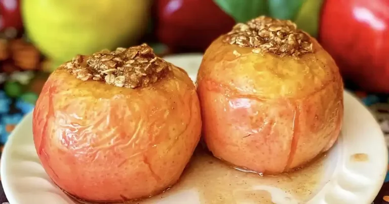 Foto da receita de Maçãs Recheadas com Aveia