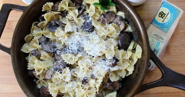 Foto da receita de Massa com Cogumelos Baby Bella