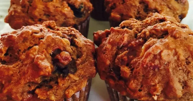 Muffins Integrais de Mirtilo e Beterraba