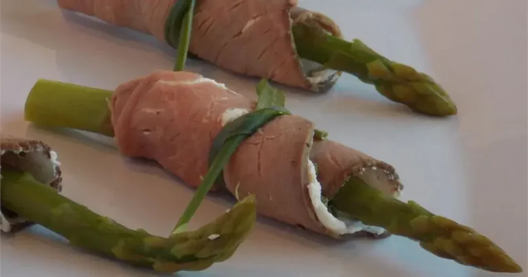 Foto da receita de Pacotes de Carne com Aspargos