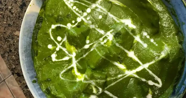 Foto da receita de Palak Paneer: Espinafre com Queijo Paneer
