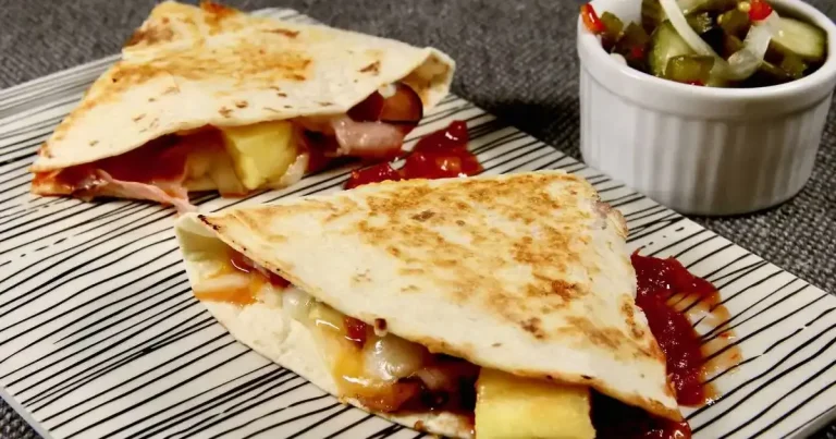 Foto da receita de Quesadillas à Moda Havaiana