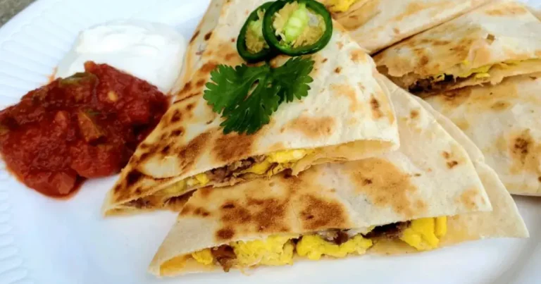 Foto da receita de Quesadillas Apimentadas de Café da Manhã