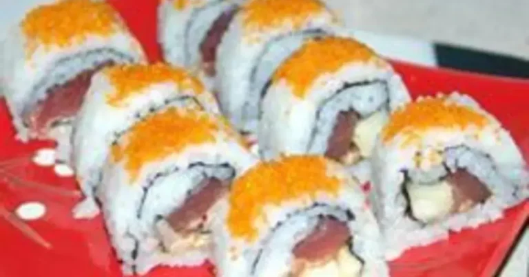 Foto da receita de Rolinho de Sushi Picante com Jaleco Amarelo