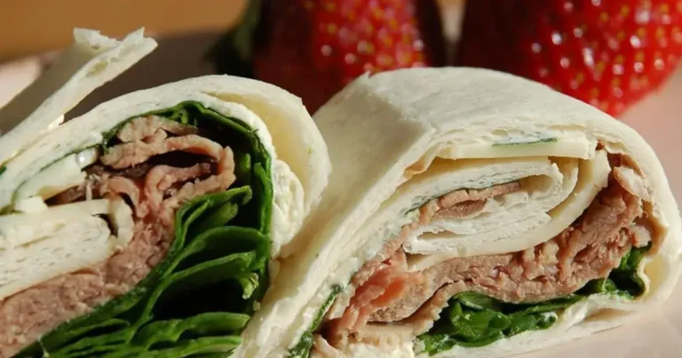Foto da receita de Rolinhos de Roast Beef com Raiz Forte