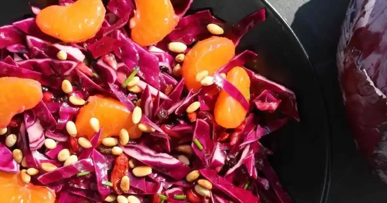Foto da receita de Salada de Repolho Roxo