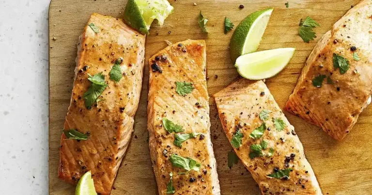 Foto da receita de Salmão Grelhado Marinado com Limão