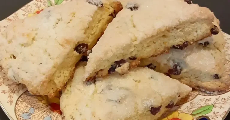 Foto da receita de Scones de Laranja e Cranberry