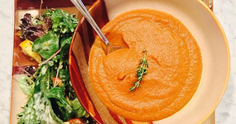 Foto da receita de Sopa Cremosa de Cenoura e Couve-flor com Curry